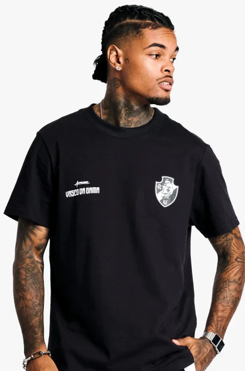 Camiseta Core Approve X Vasco Basic Preta