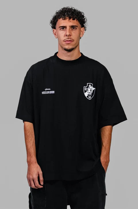 Camiseta Huge Approve X Vasco Almirante Preto