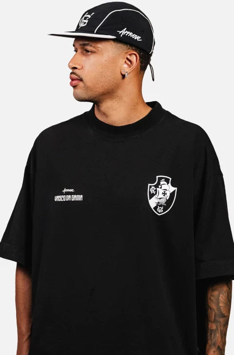 Camiseta Huge Approve X Vasco Almirante Preto