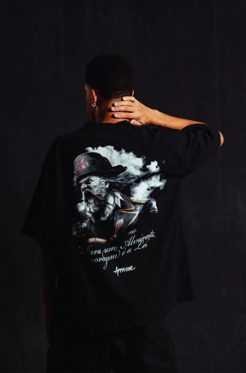 Camiseta Huge Approve X Vasco Almirante Preto