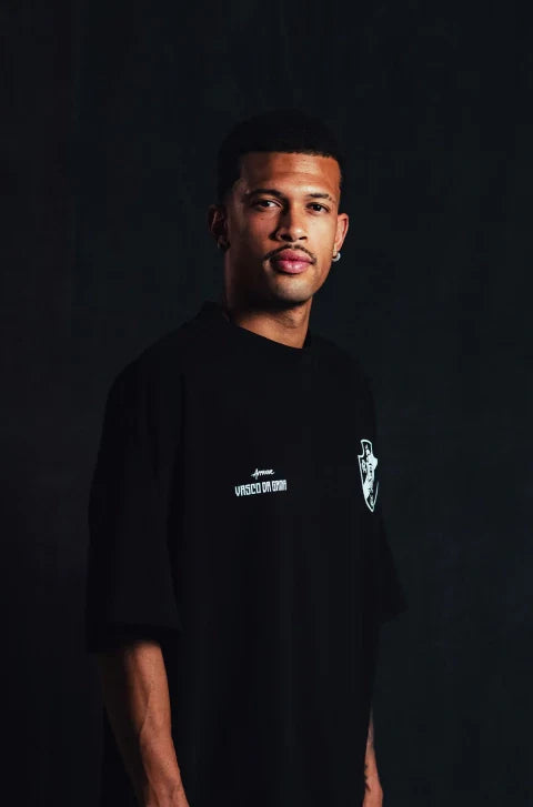 Camiseta Huge Approve X Vasco Almirante Preto