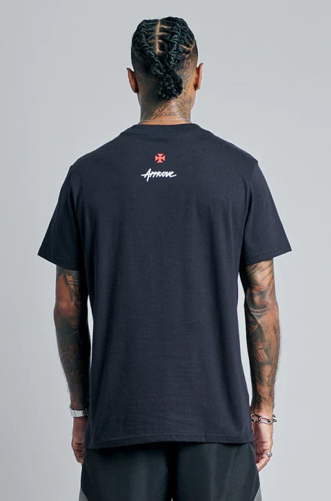 Camiseta Core Approve X Vasco Basic Preta