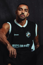 Regata Retro Approve X Vasco Faixa Preta Preto