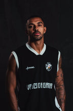 Regata Retro Approve X Vasco Faixa Preta Preto