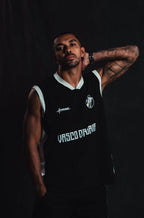 Regata Retro Approve X Vasco Faixa Preta Preto