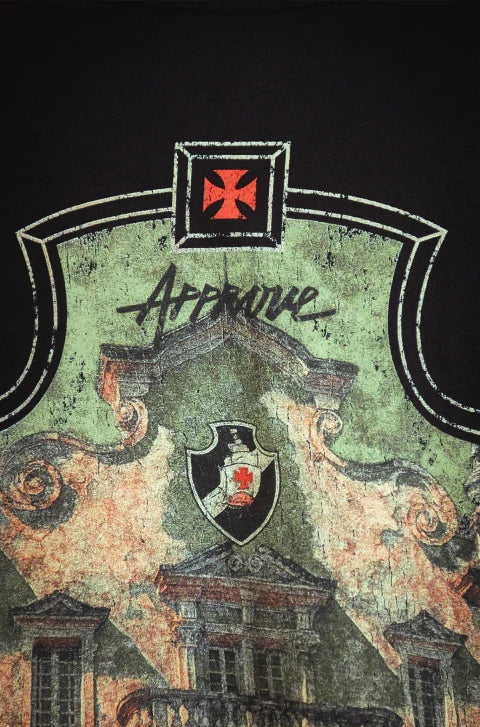 Camiseta Huge Approve X Vasco III São Januário Preto