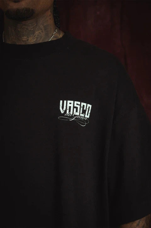 Camiseta Huge Approve X Vasco III São Januário Preto