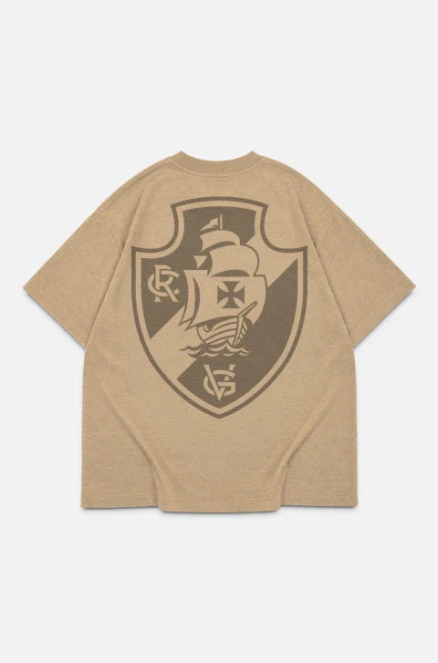 Camiseta Huge Approve X Vasco III Bege