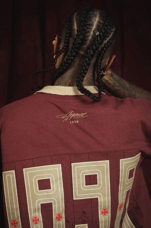 Camiseta Huge Polo Approve X Vasco III Bordô 1898