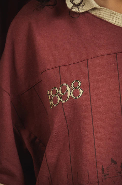 Camiseta Huge Polo Approve X Vasco III Bordô 1898