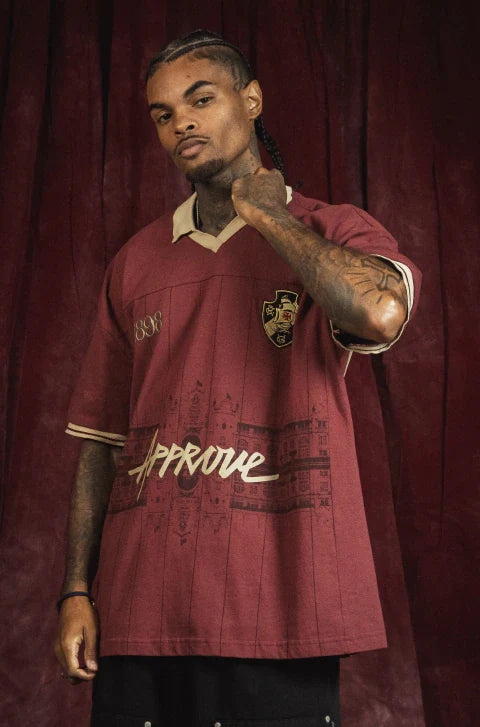Camiseta Huge Polo Approve X Vasco III Bordô 1898
