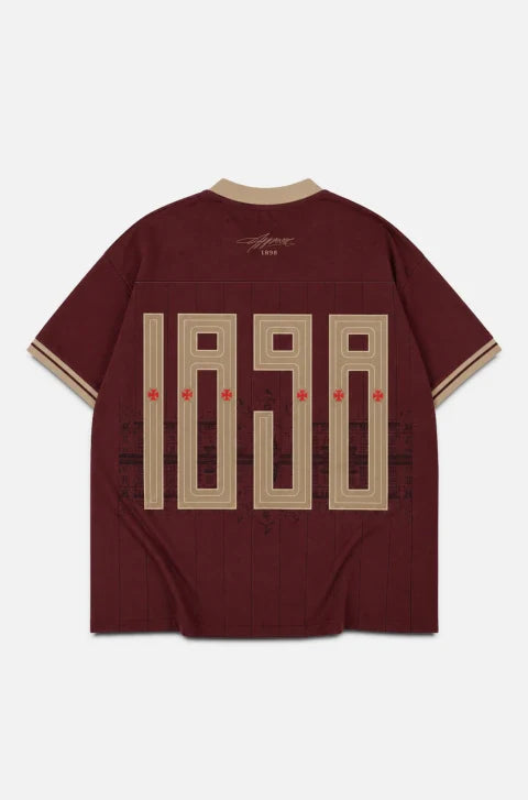 Camiseta Huge Polo Approve X Vasco III Bordô 1898