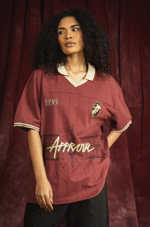 Camiseta Huge Polo Approve X Vasco III Bordô 1898
