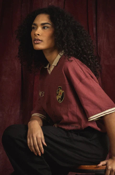 Camiseta Huge Polo Approve X Vasco III Bordô 1898
