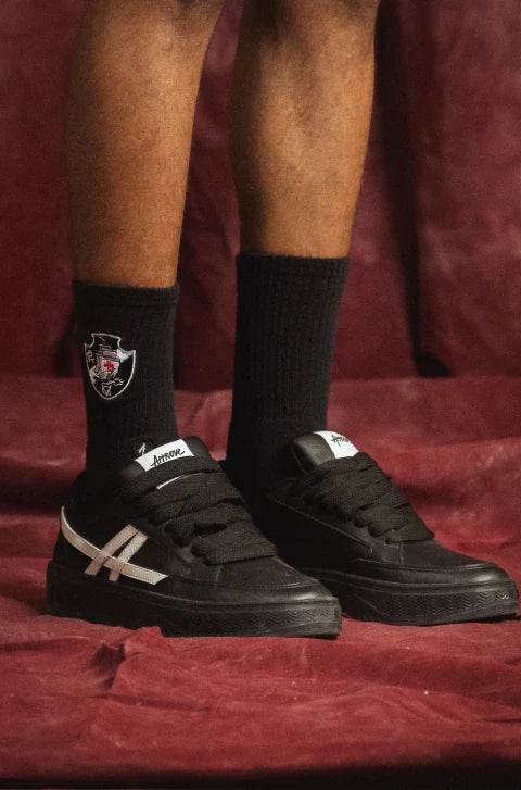 Meia Cano Alto Approve X Vasco III Preto