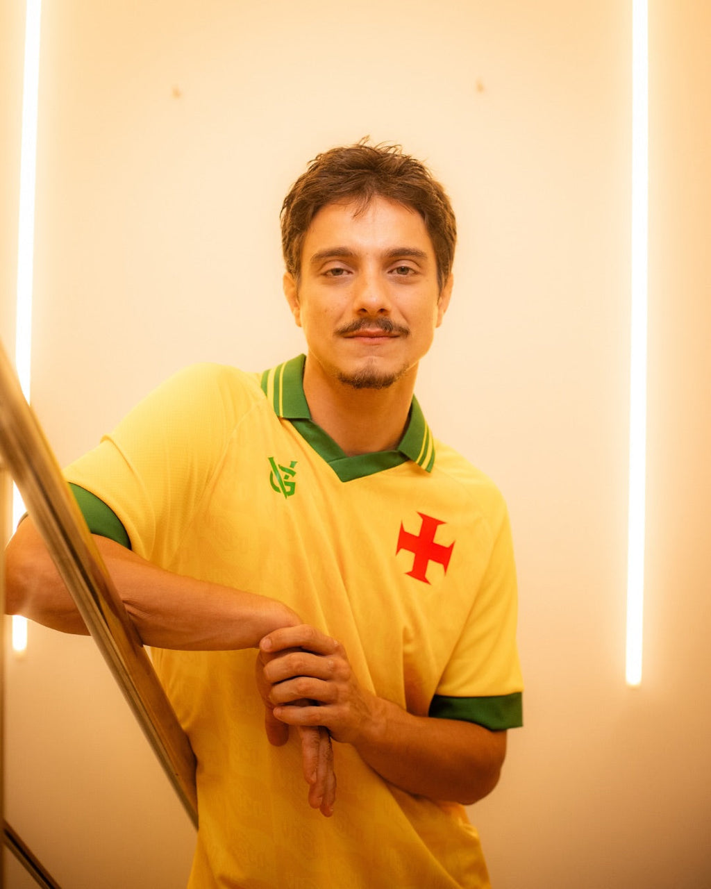 Camisa Vasco Brasil Folha Masculina Premium