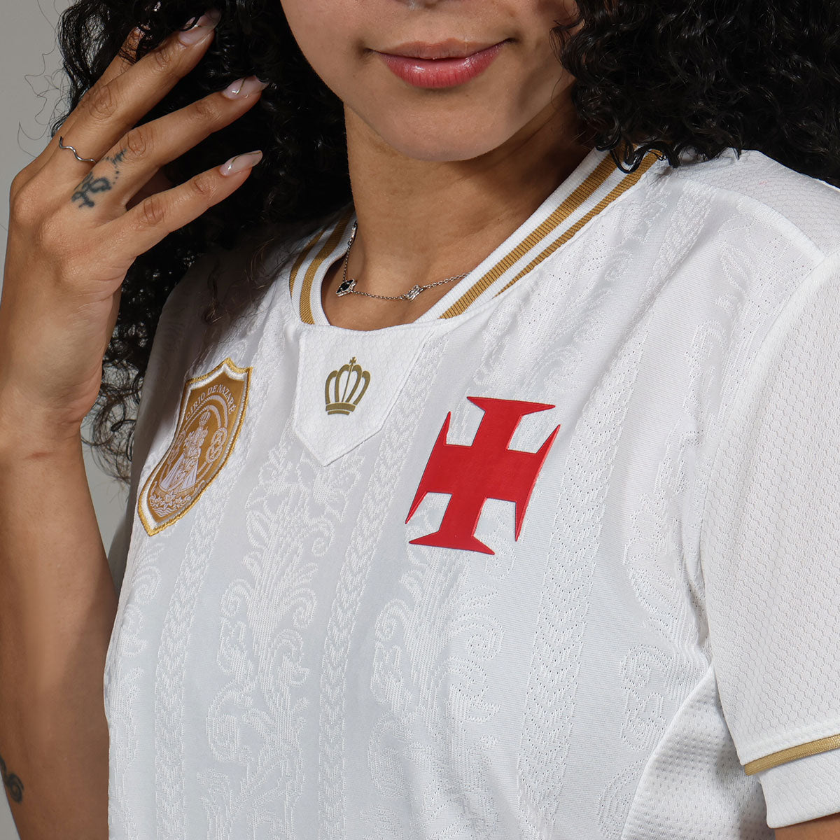 VG Blusa Vasco Círio de Nazaré 2026 Feminina Off White