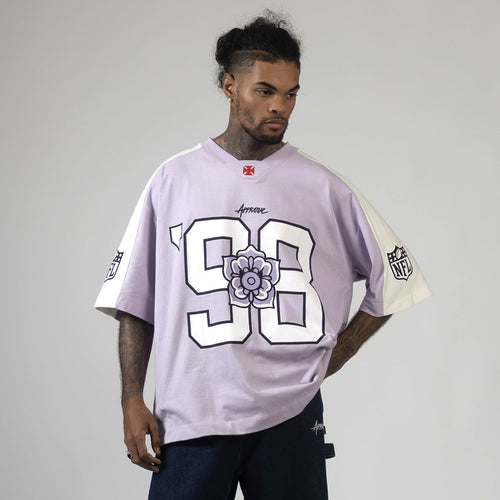 Approve Camisa Jersey NFL x Vasco 98 Unissex Lilás